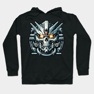 Biomech Skull S01 D31 Hoodie